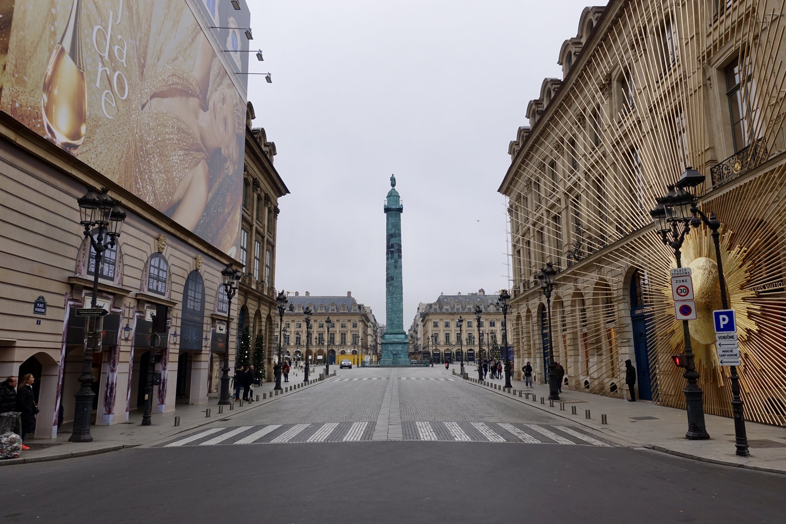 Louis Vuitton has returned to Place Vendome Paris, France