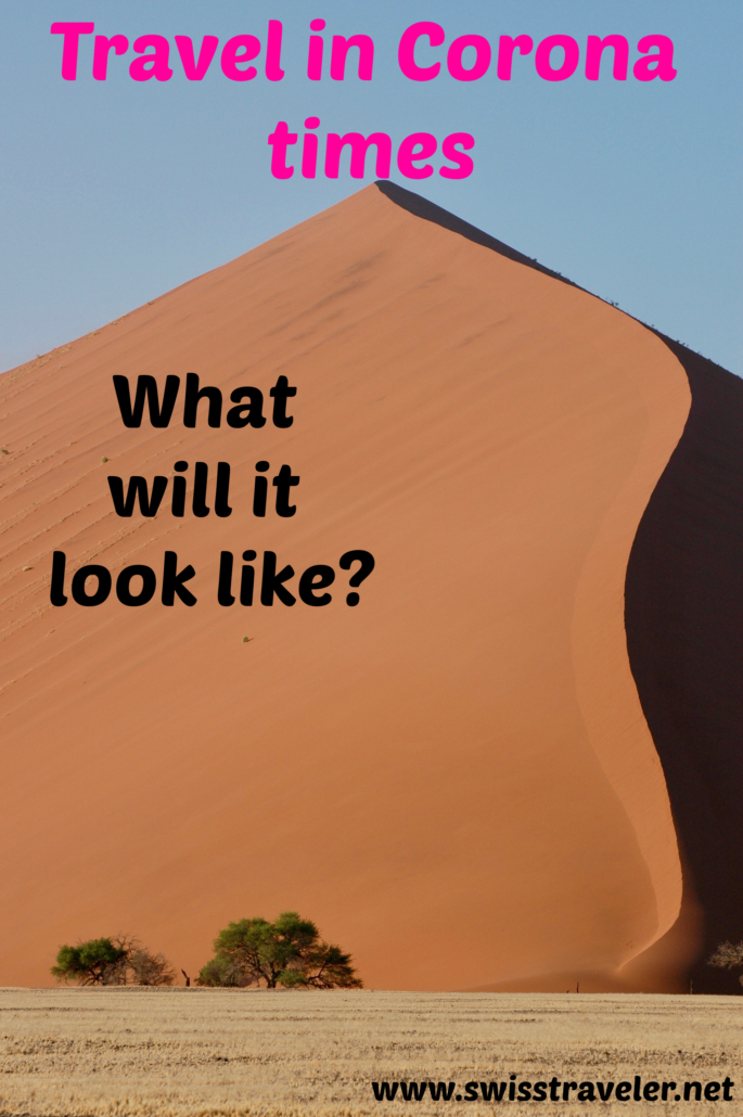 Pin it on Pinterest, travel in Corona times, here Sossusvlei Dune in Namibia