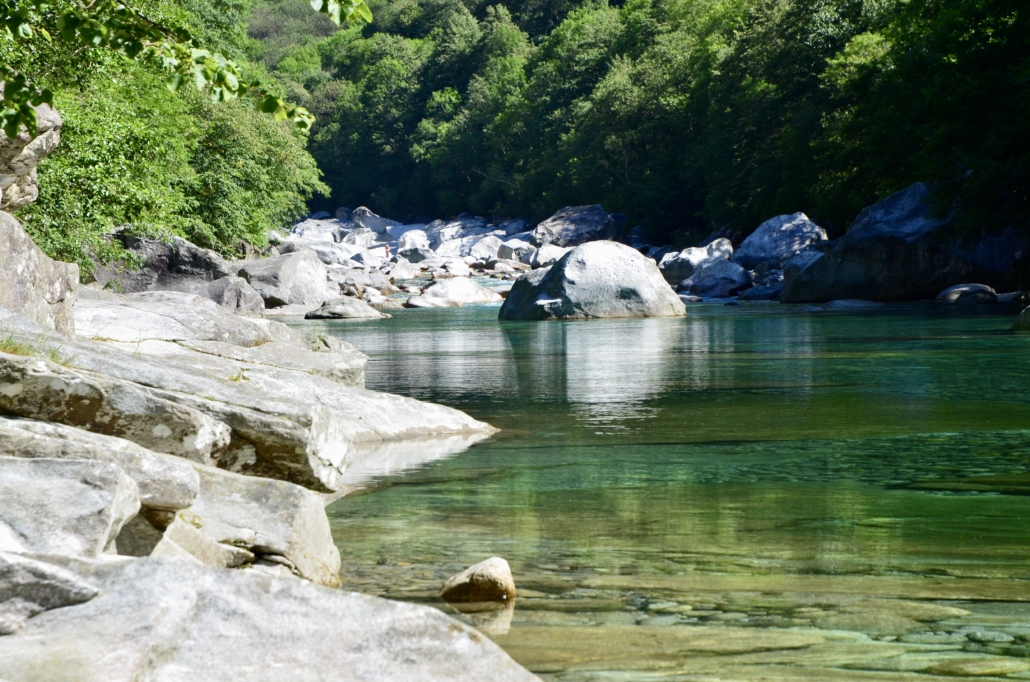 Verzasca valley in the south of Switzerland - travel in Corona times