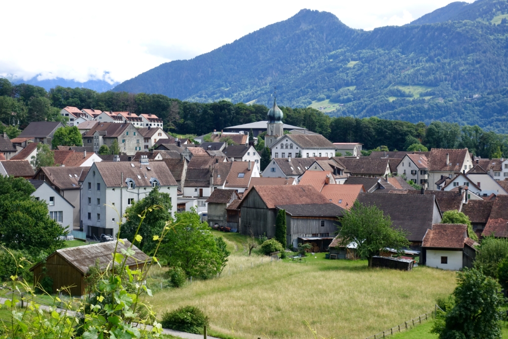 Flaesch in Buendner Herrschaft pre-Alps Switzerland