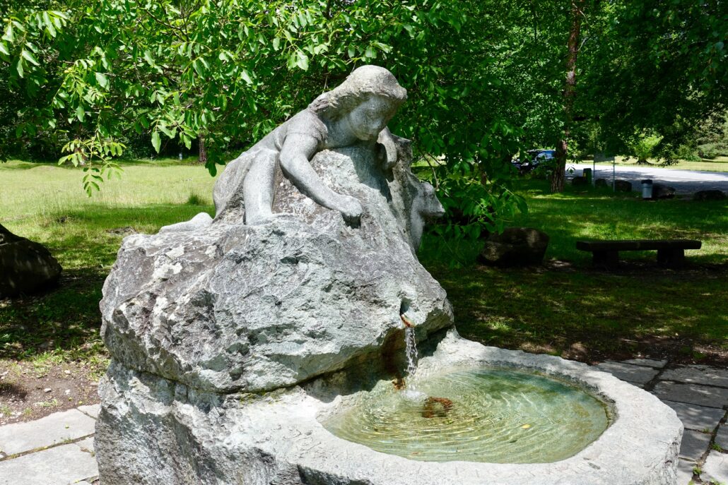Heidi Fountain Maienfeld near Bad Ragaz