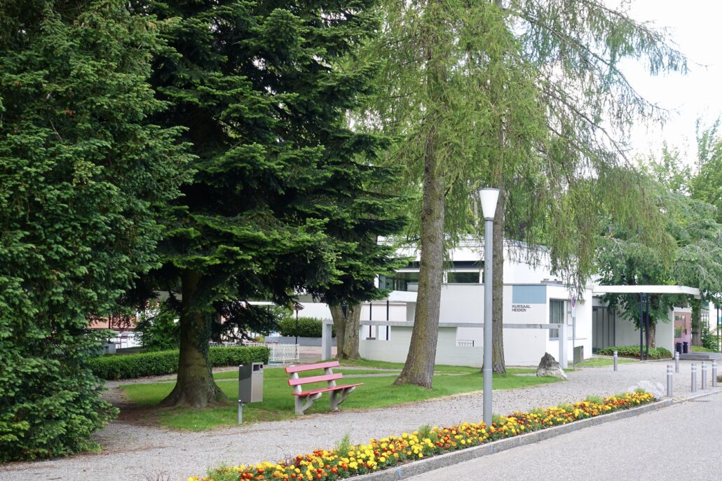 Kursaal & park in Heiden Switzerland