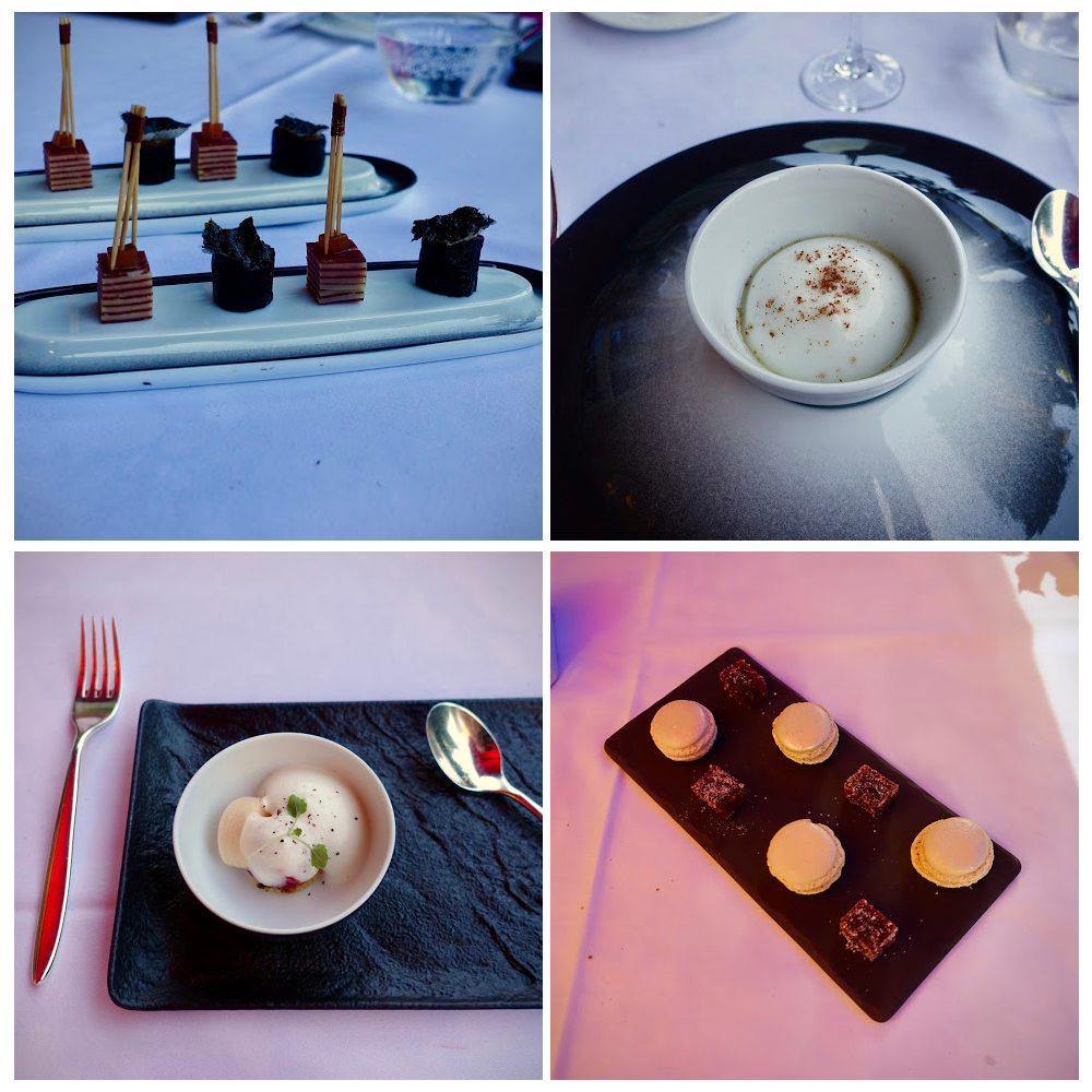 snacks, amuse-bouche, pre-dessert & petits-fours at Restaurant Le Jardin at Hotel Le Richemond Geneva