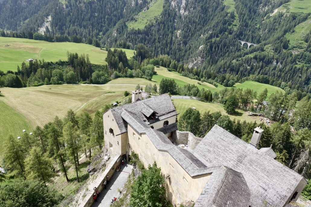 Tarasp Castle in Lower Engadine Switzerland