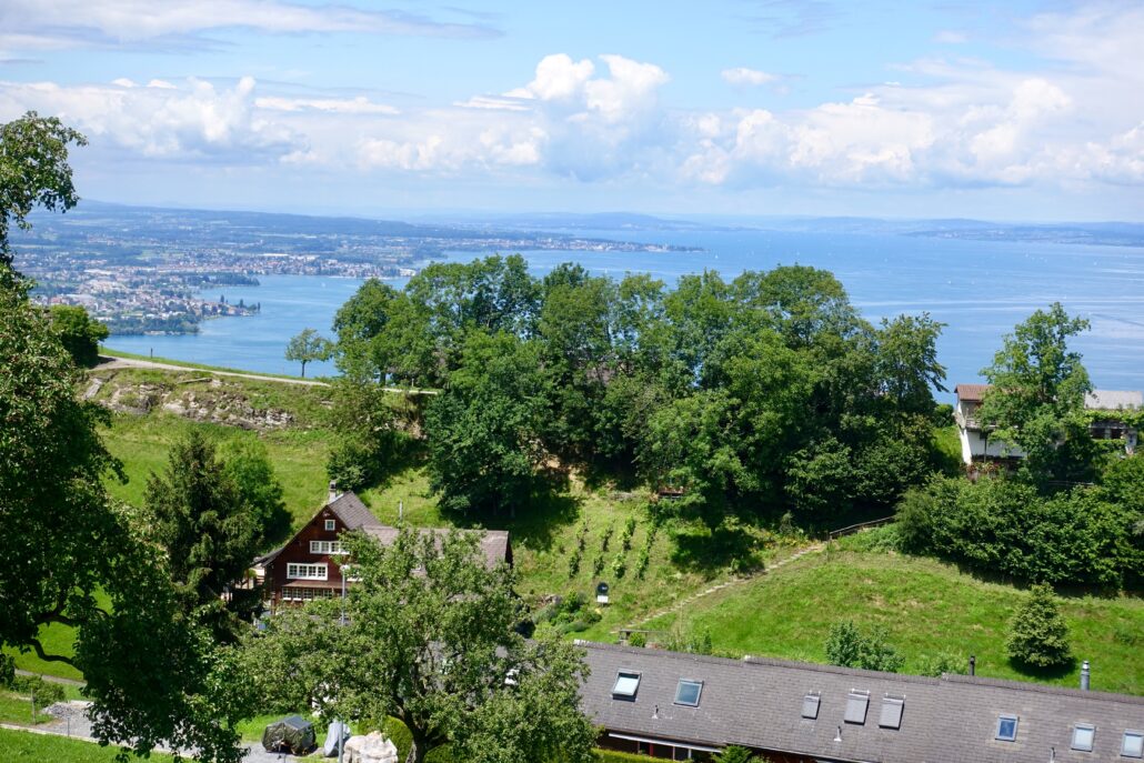 view of Lake Constance from Heiden area Switzerland