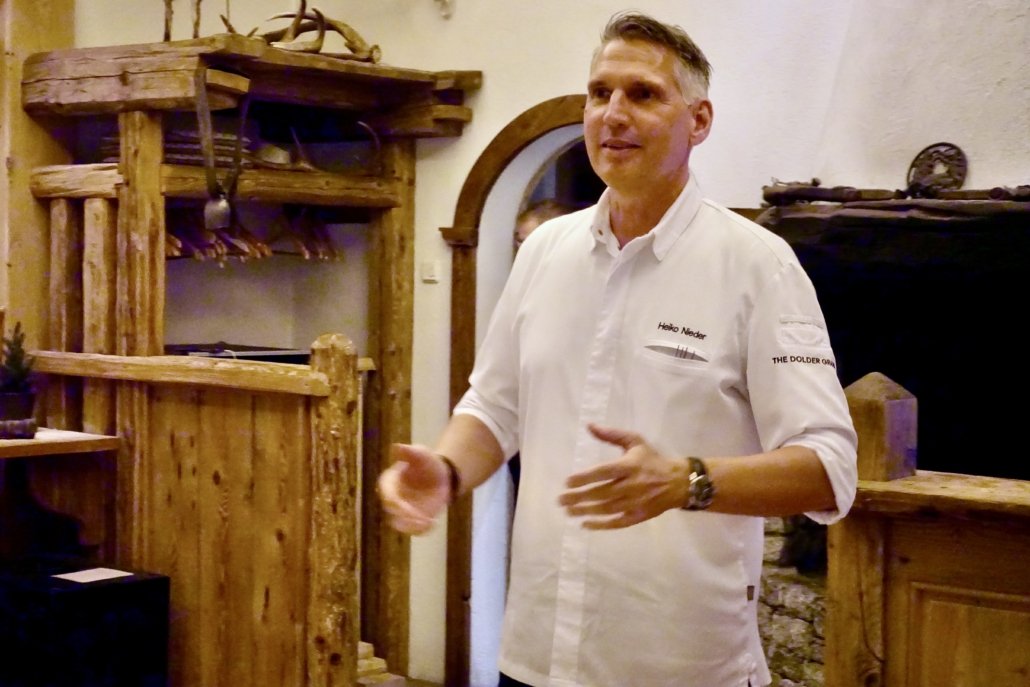 Heiko Nieder, 2 star Michelin chef at Hotel Dolder Zurich, one of Switzerland's best foodie places