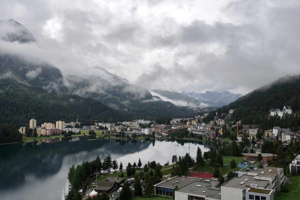 St. Moritz, one of Switzerland's high end alpine destinations