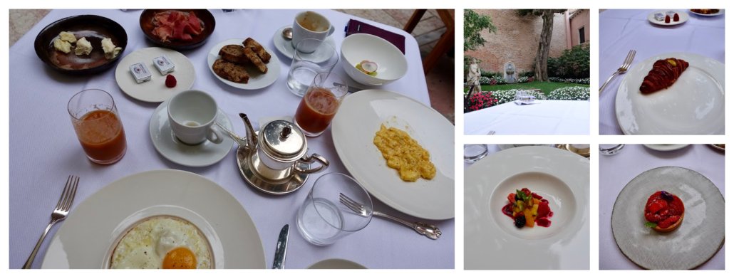 Palazzo Venart Luxury Hotel Venice, breakfast in style
