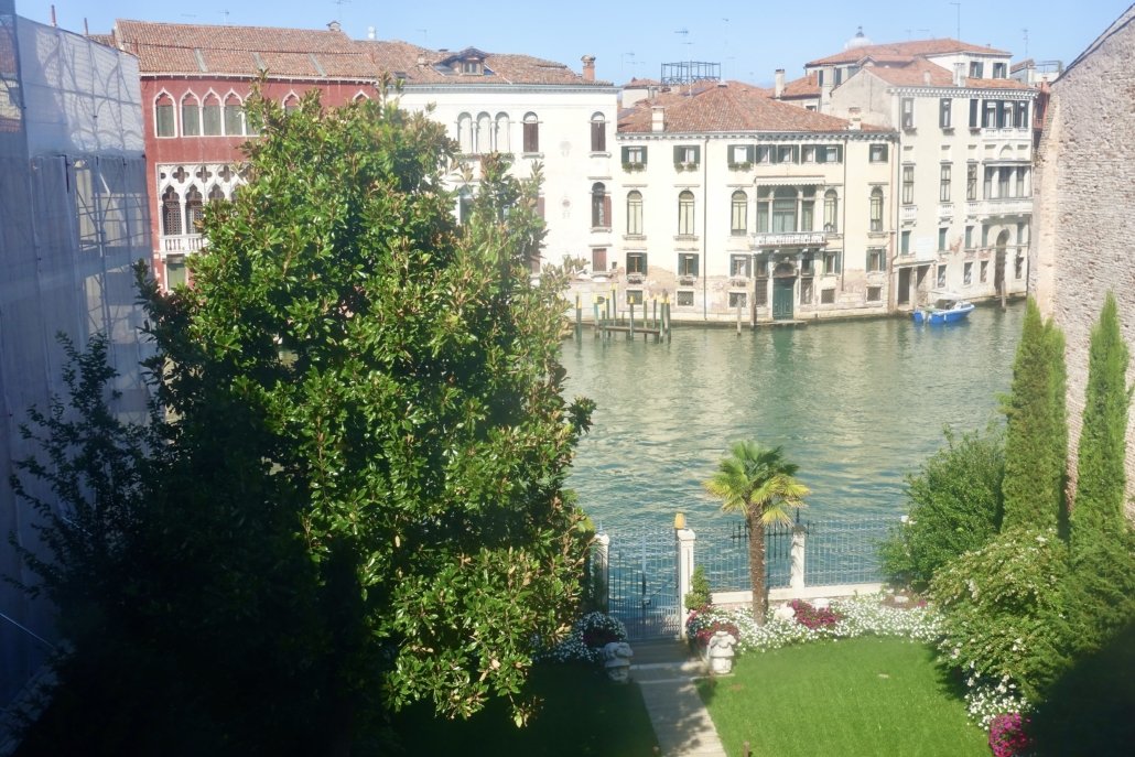 Palazzo Venart Luxury Hotel, view of Canale Grande from Lord Byron Deluxe Suite
