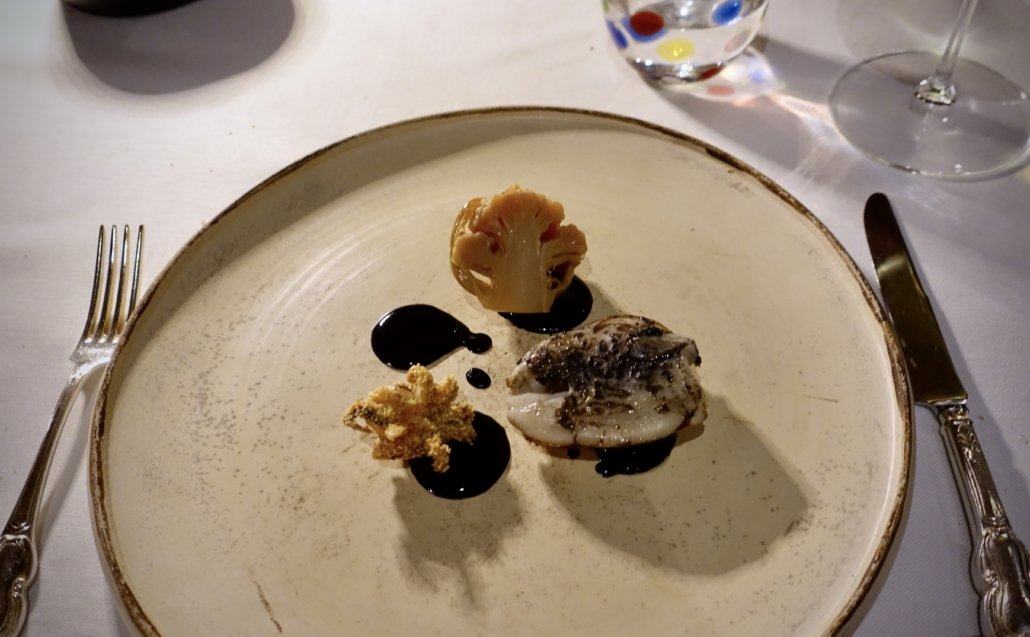 GLAM Restaurant Venice, smoked cuttlefish with myrtle