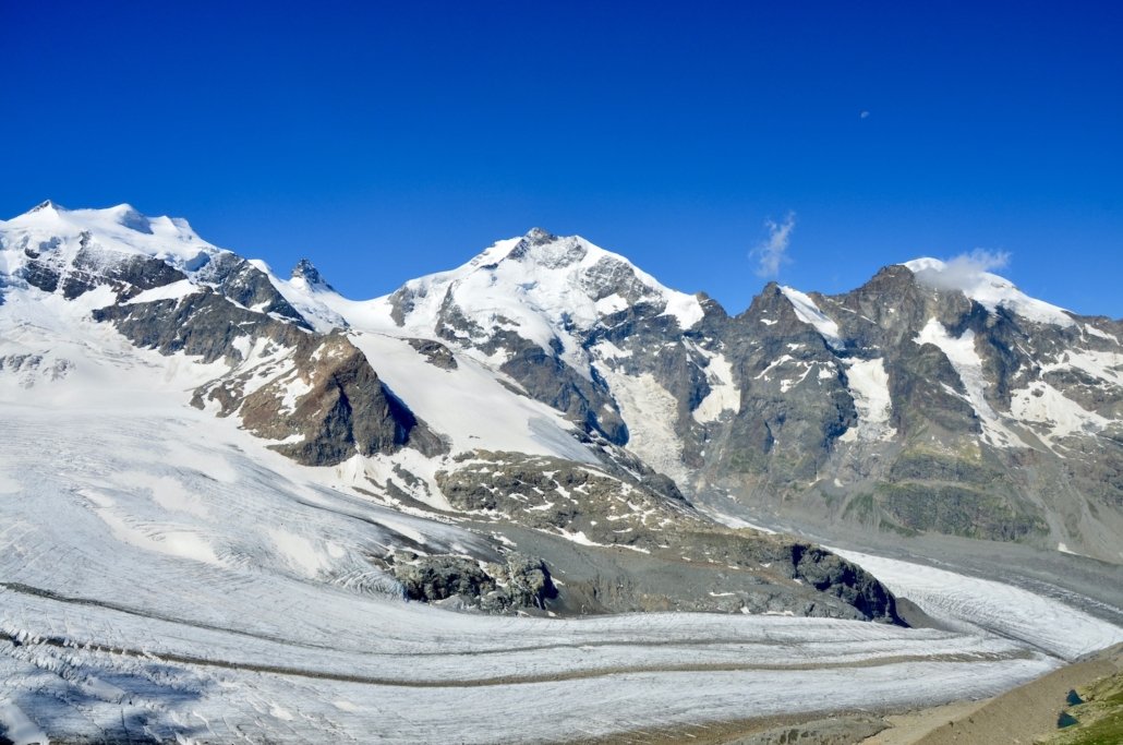 glacier in Swiss Alps - guide to visiting Switzerland
