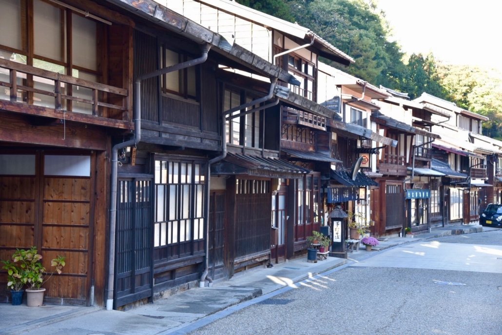 Old post town of Narai Kiso Valley Japan
