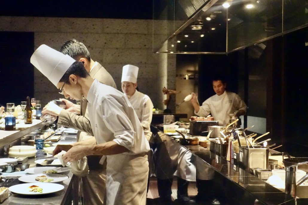 High-end cuisine at Restaurants Okas at Hotel Sankara Yakushima Island Japan