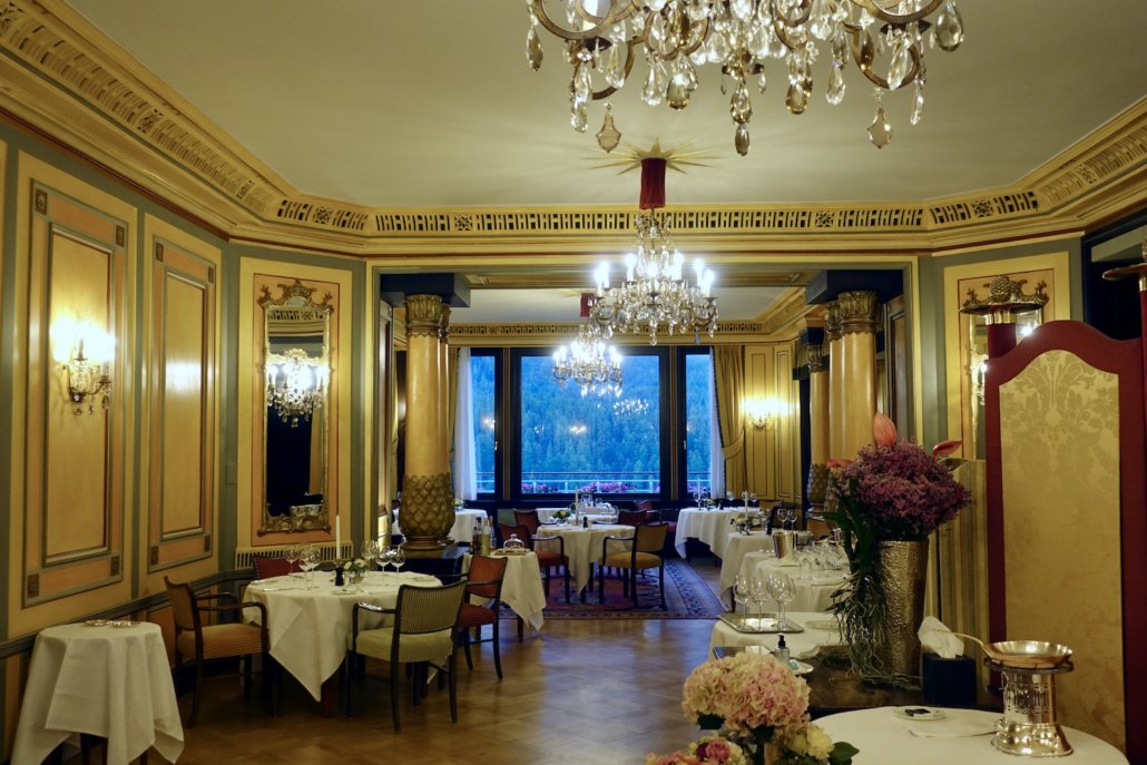 Le Restaurant at Badrutt's Palace in St. Moritz/Switzerland - gourmet restaurant advice Switzerland