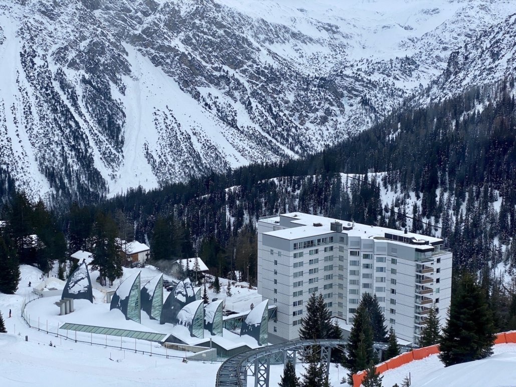 Hotel Tschuggen Arosa from Tschuggen Express - ski-in/ski-out hotels in Switzerland