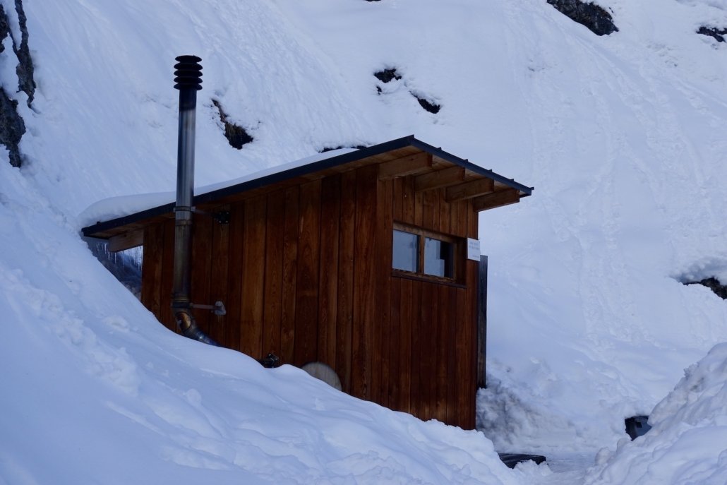 Hotel Castell Zuoz Switzerland: Finnish sauna hut