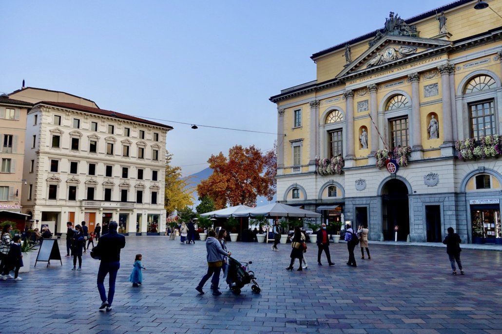 Lugano Ticino Switzerland: Piazza della Riforma