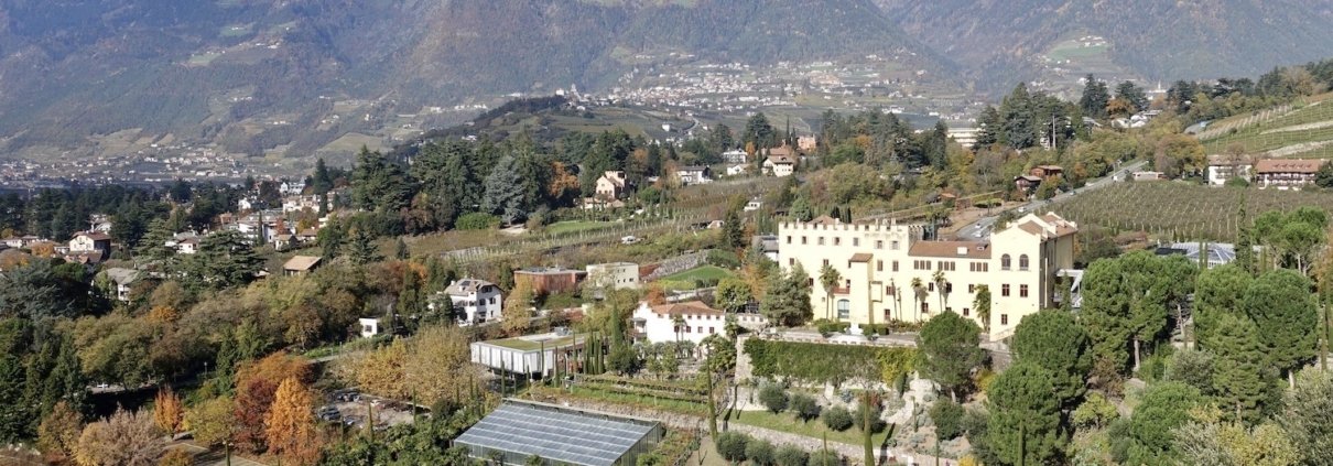 Merano, South Tyrol, Italy, with Trauttmansdorff Castle