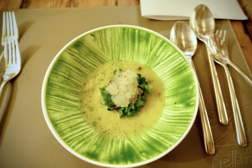 tuna w/egg yolk & mustard by chef Heiko Nieder