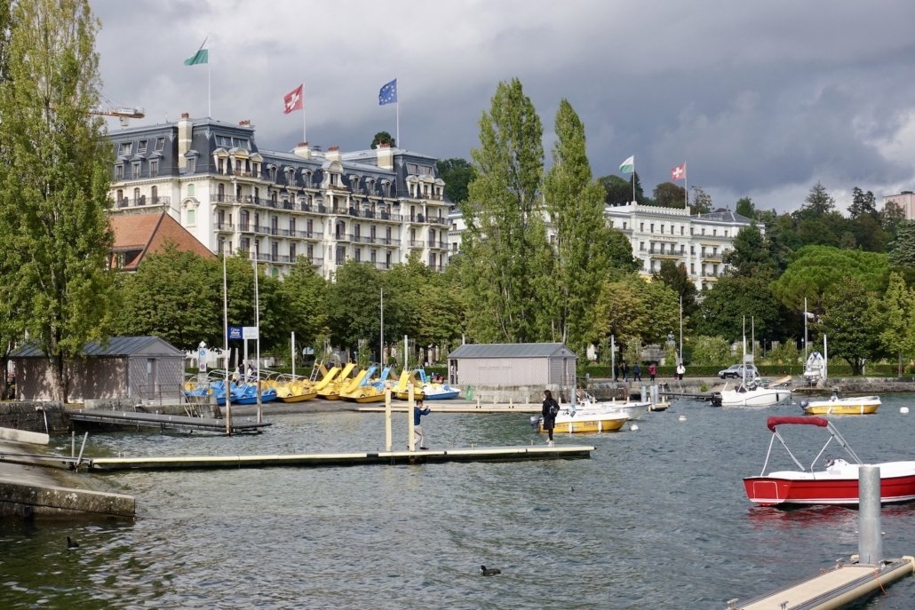 Luxury Hotel Beau-Rivage Palace in Lausanne Switzerland - gourmet hotels western Switzerland 