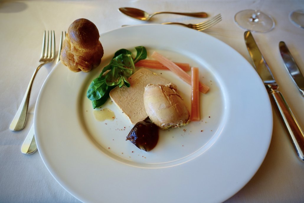 foie gras at Hotel Victoria in Glion Montreux/Switzerland - gourmet hotel in Montreux
