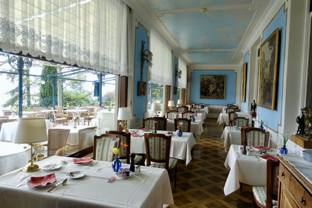 restaurant restaurant at Hotel Victoria in Glion Montreux/Switzerland - gourmet hotel in Montreux