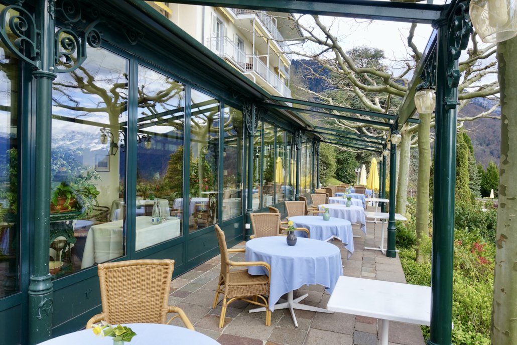 restaurant at Hotel Victoria in Glion Montreux/Switzerland - gourmet hotel in Montreux