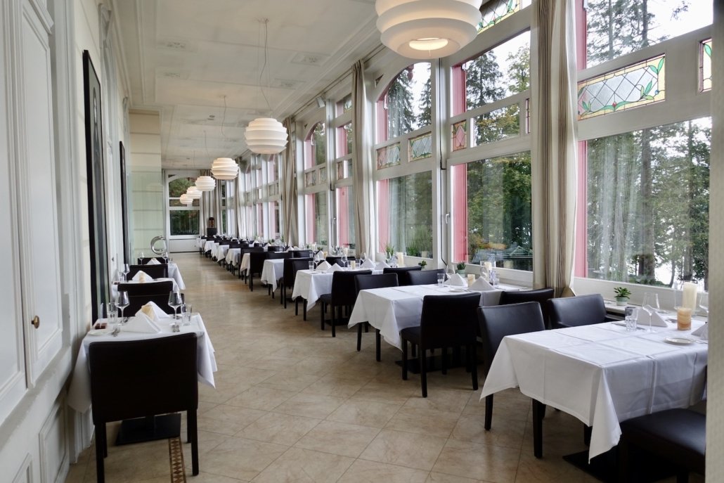 Restaurant Inspiration at Hotel Vitznauerhof on Lake Lucerne, Switzerland 