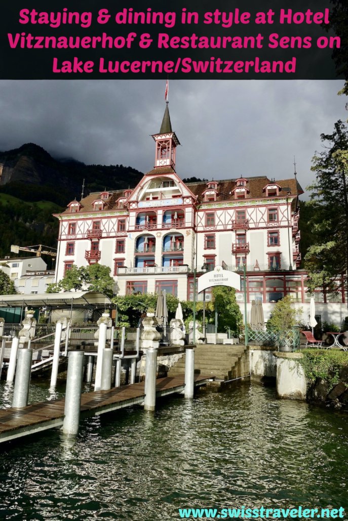 Hotel Vitznauerhof & Sens Restaurant on Lake Lucerne, Switzerland 