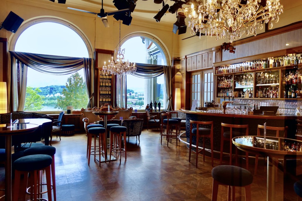 Louis Bar at premium Hotel Montana Lucerne, Switzerland 
