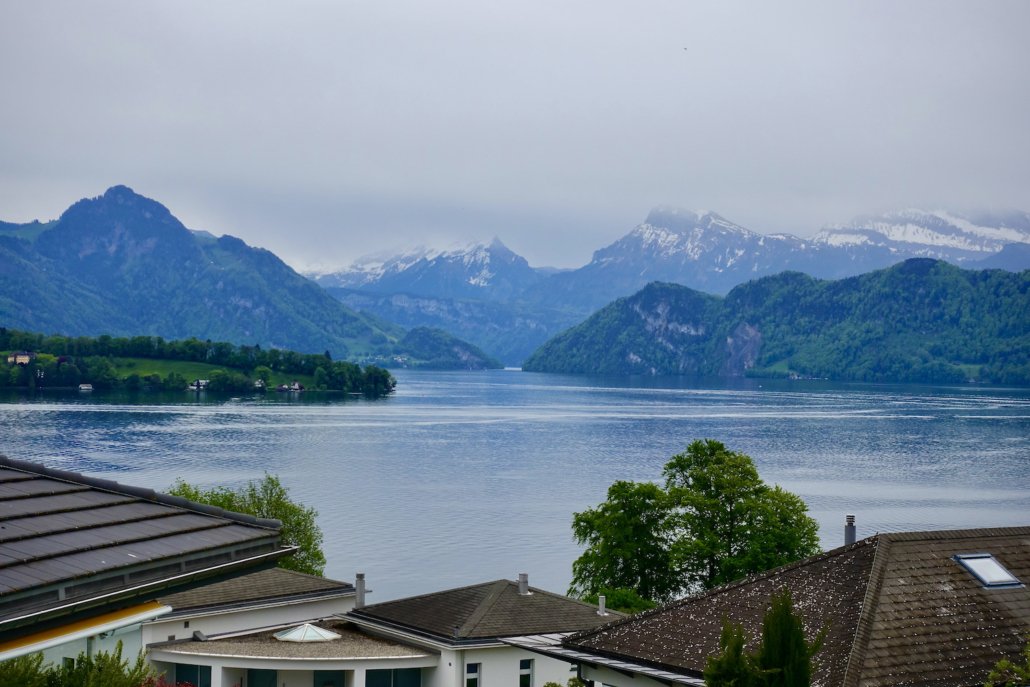 Lake Lucerne, viewed from Meggen/Lucerne, Switzerland