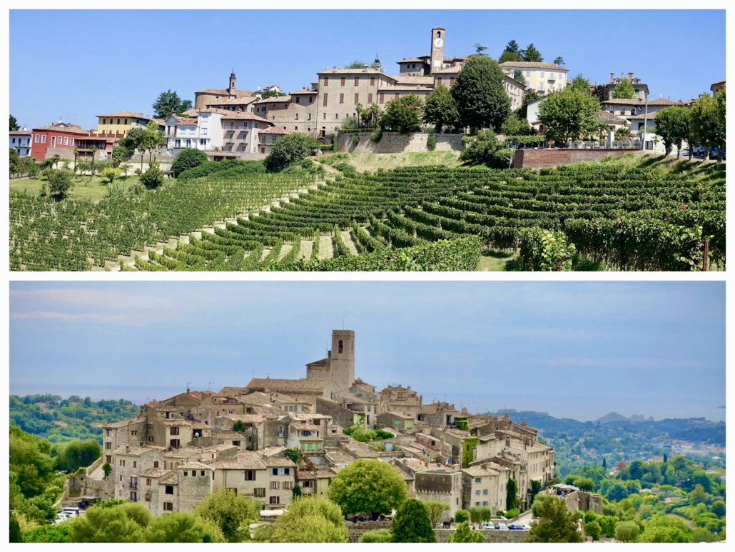 northern Italy & southern France, here Neive/Piedmont & Saint-Paul-de-Vence/Côte d'Azur