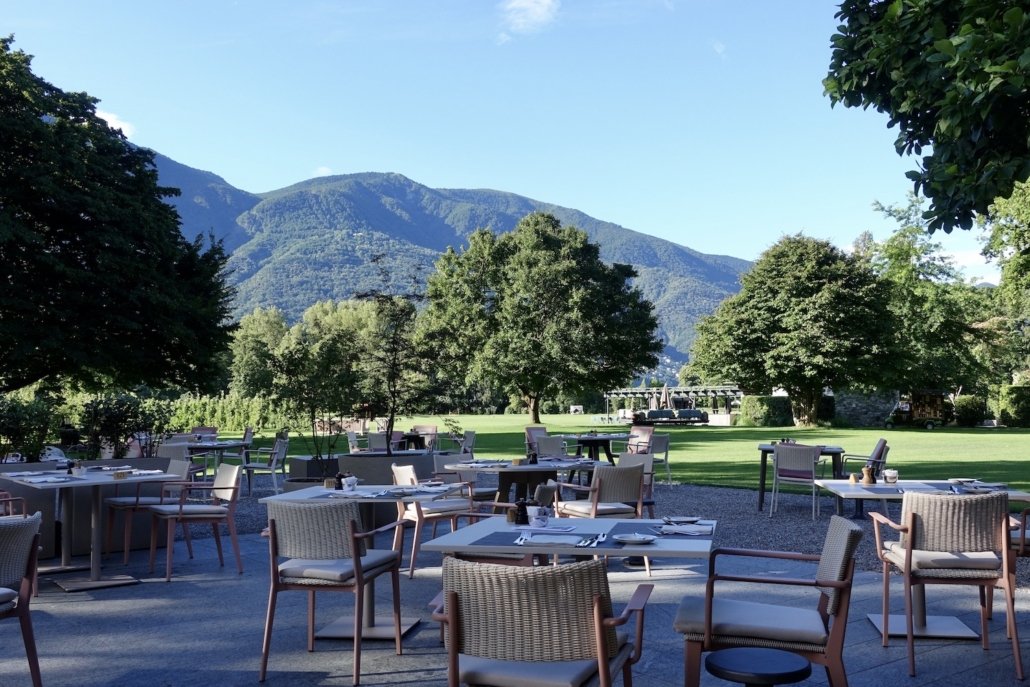 Ristorante Tre Stagioni at Hotel Castello del Sole Ascona Ticino Switzerland