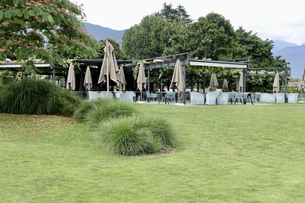 Ristorante Al Parco at Hotel Castello del Sole Ascona Ticino Switzerland