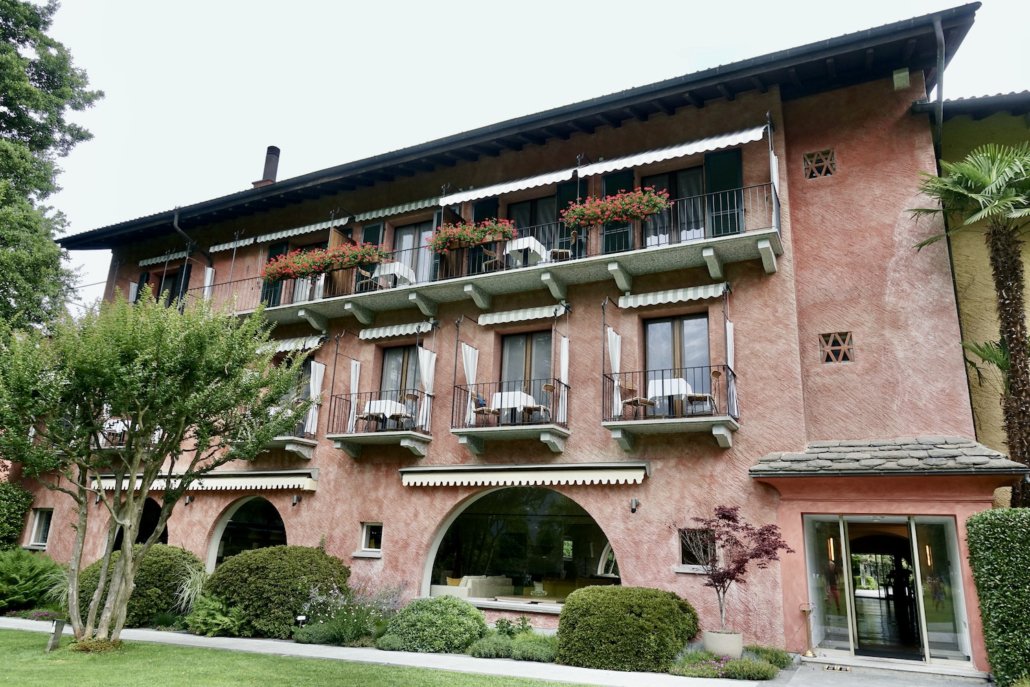 oldest part of Hotel Castello del Sole Ascona Ticino Switzerland