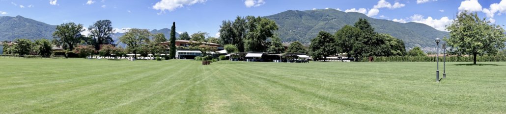 gardens of Hotel Castello del Sole Ascona Ticino Switzerland 