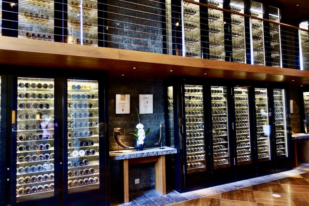The Wine Library at The Chedi Hotel Andermatt Alps Switzerland