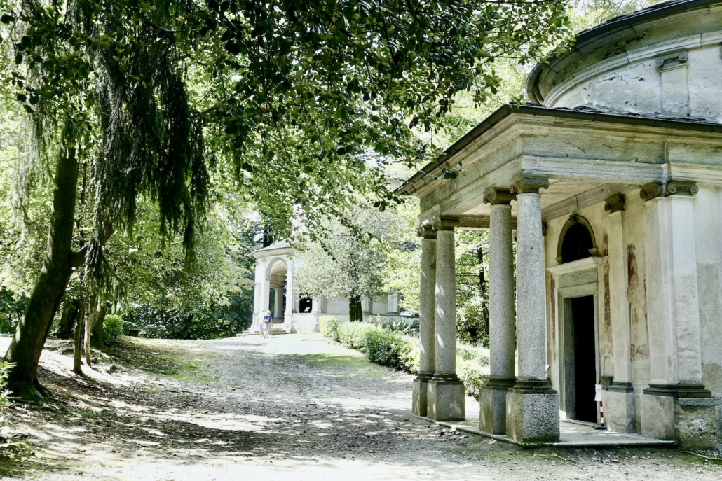chapels at Sacro Monte di Orta San Giulio Lake Orta, Italy