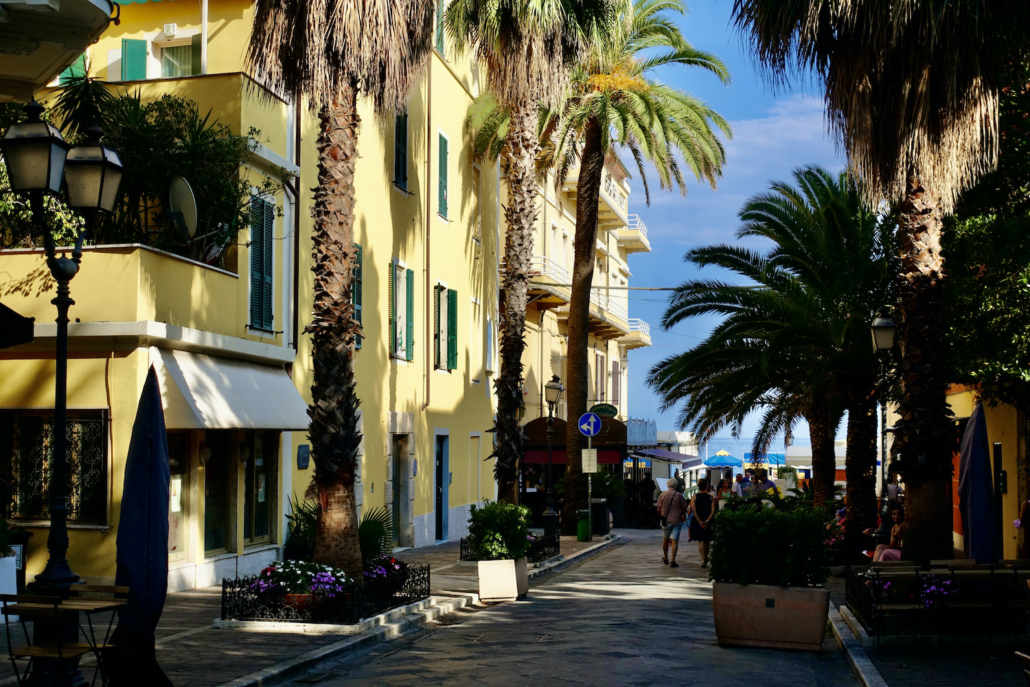Alassio, on the way to the sea, west Liguria/Italy