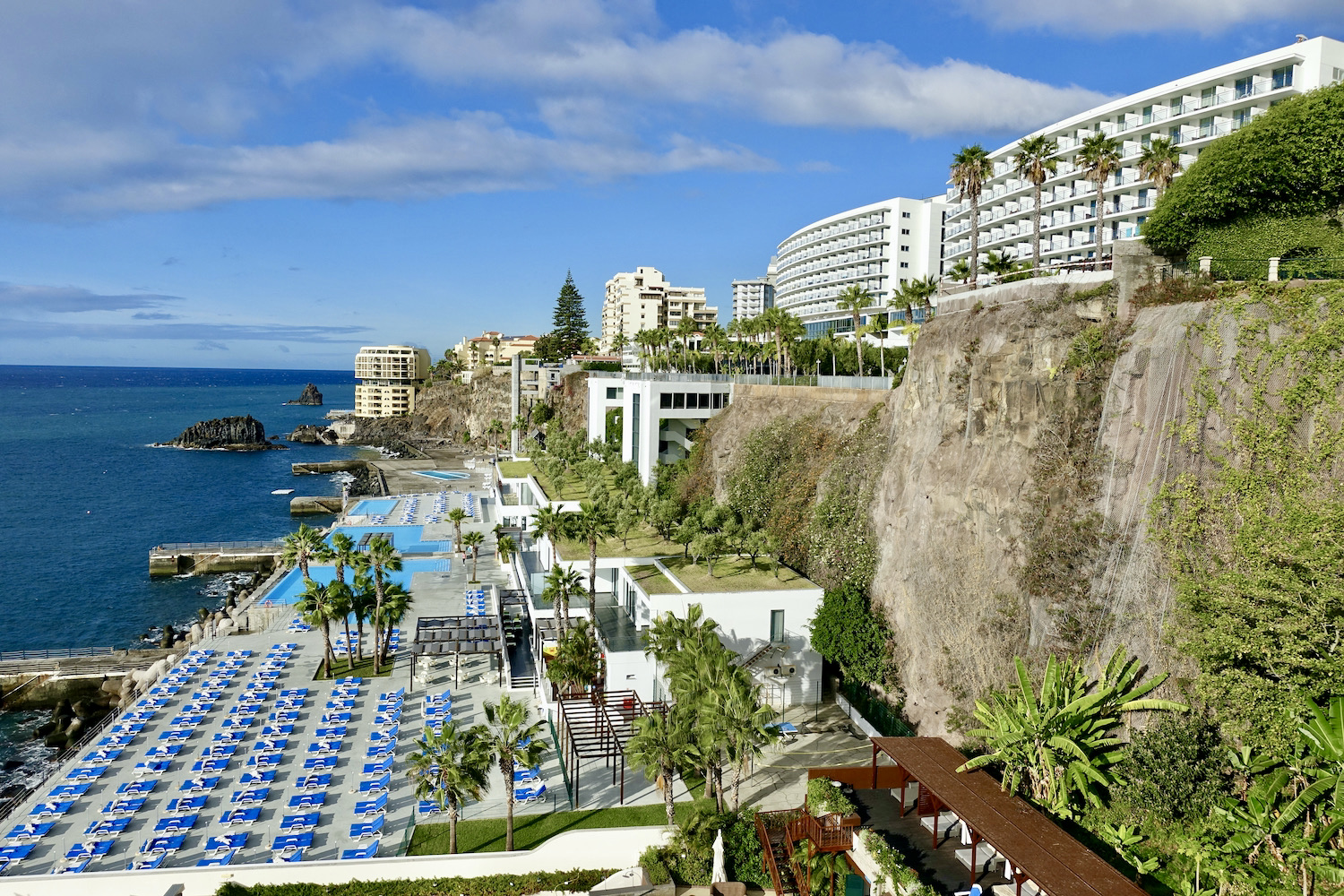 western part of Madeira's hotel zone - luxury hotels in Madeira