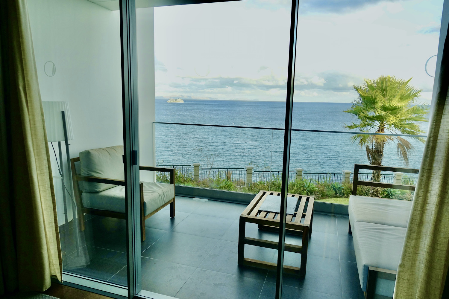 balcony at Duplex Suite at Les Suites the Cliff Bay Madeira