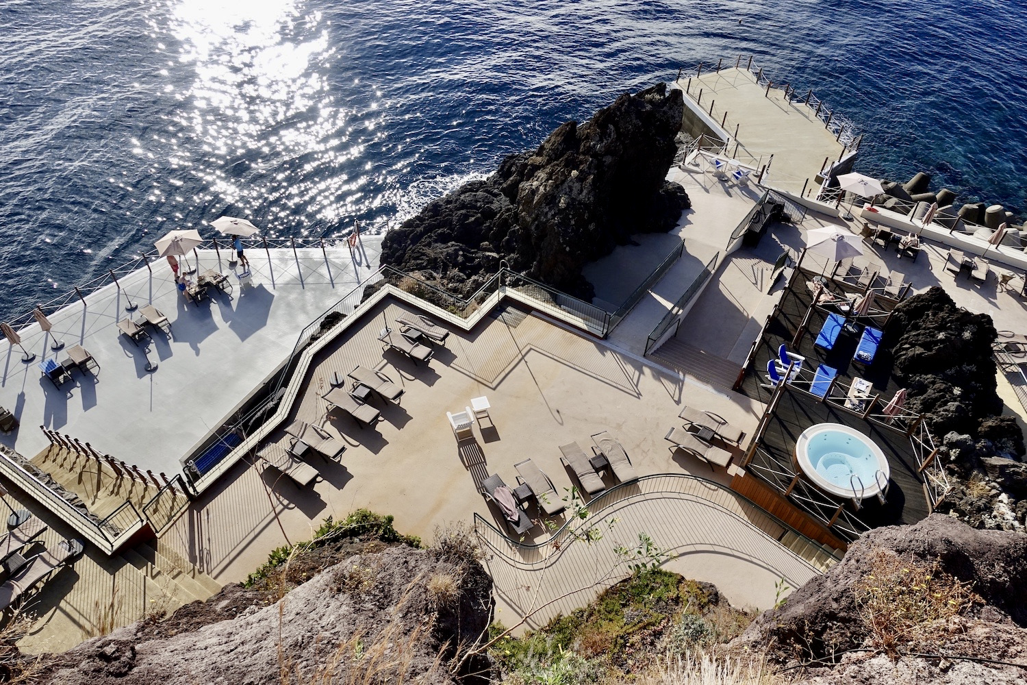 sea deck at The Cliff Bay Madeira