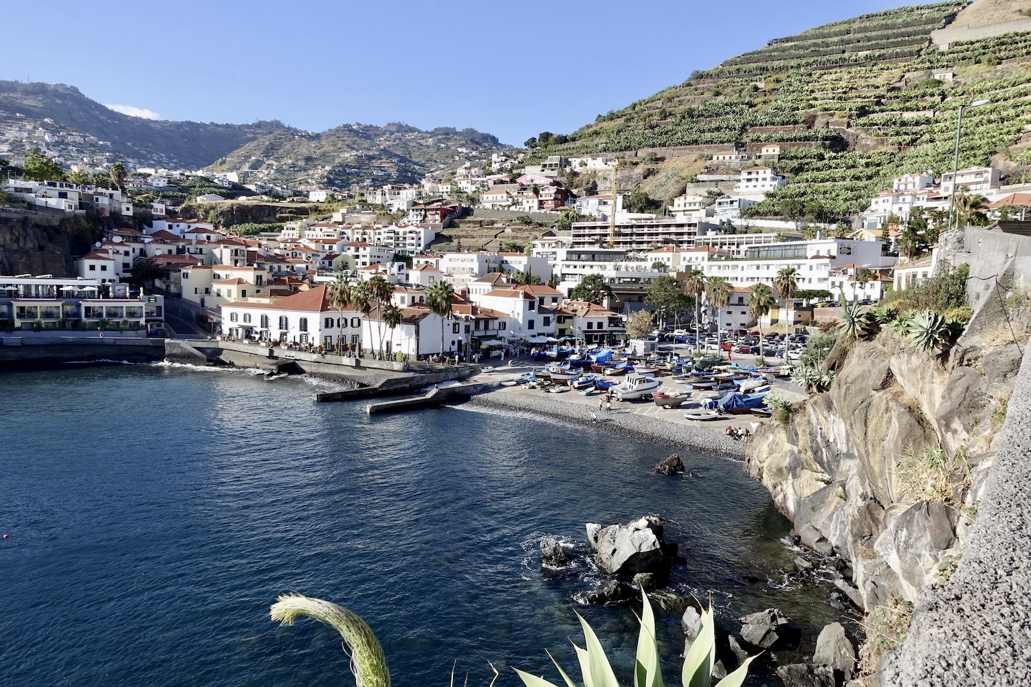 coastal fishing village of Cāmara De Lobos - visit Madeira
