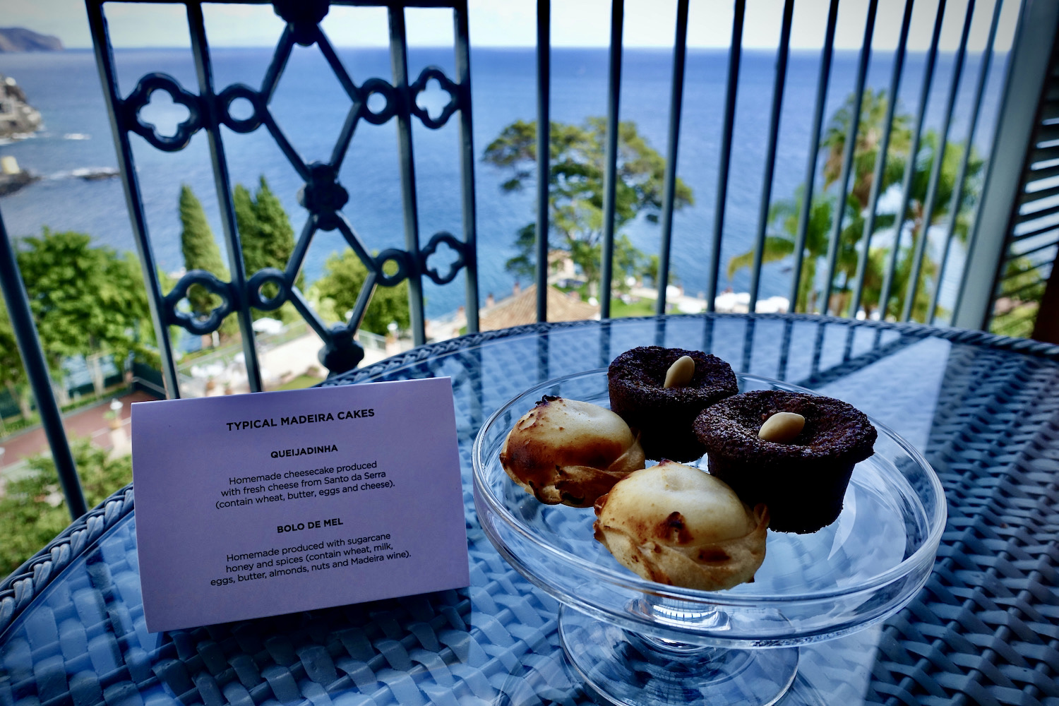 Madeiran sweets (compliments of the Reid's Palace Madeira)