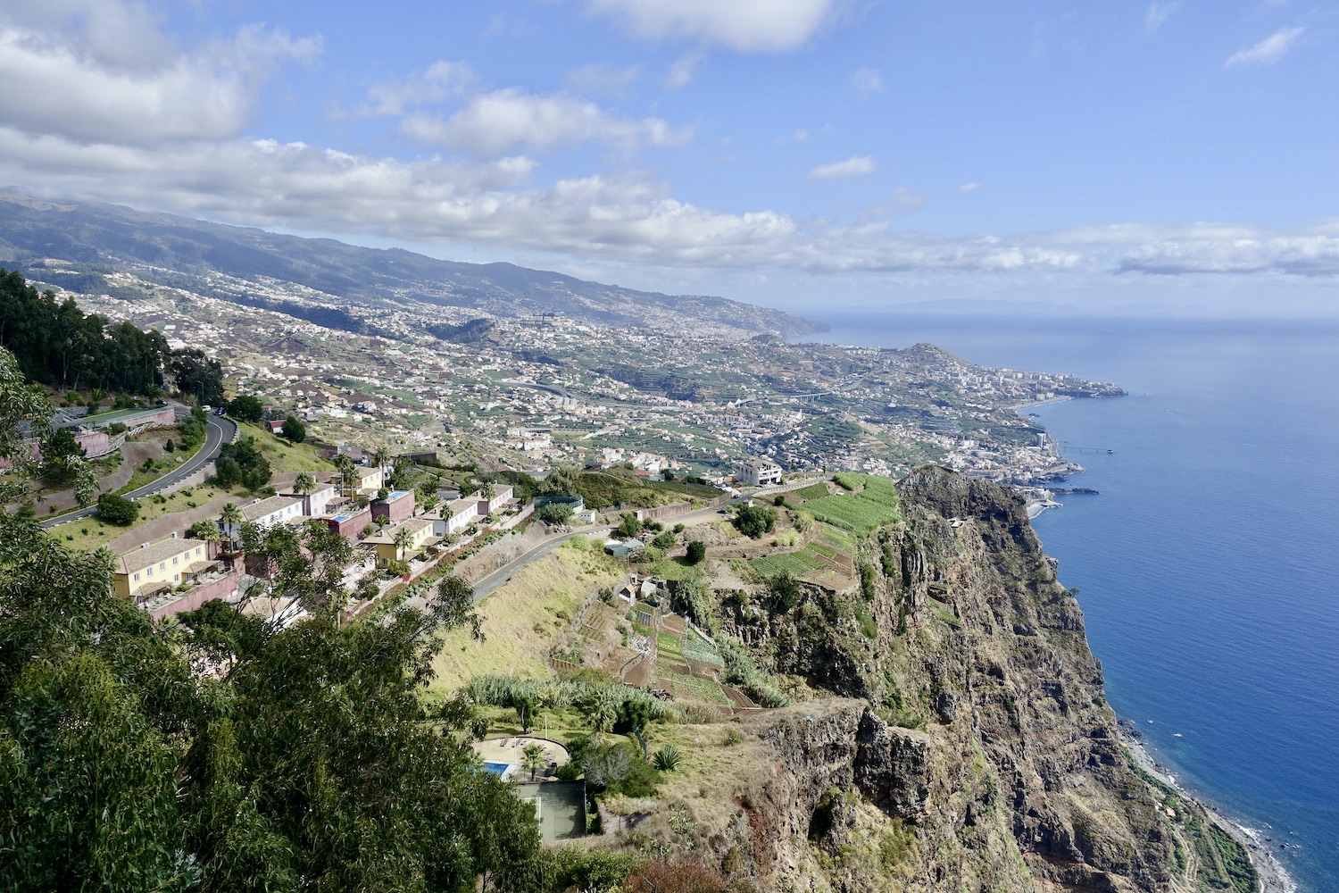 view from Cabo Girão Skywalk Madeira - visit Madeira