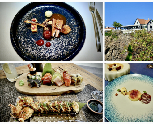 fine dining in Madeira (Ill Gallo d'Oro, Villa Cipriani, Avista, William)