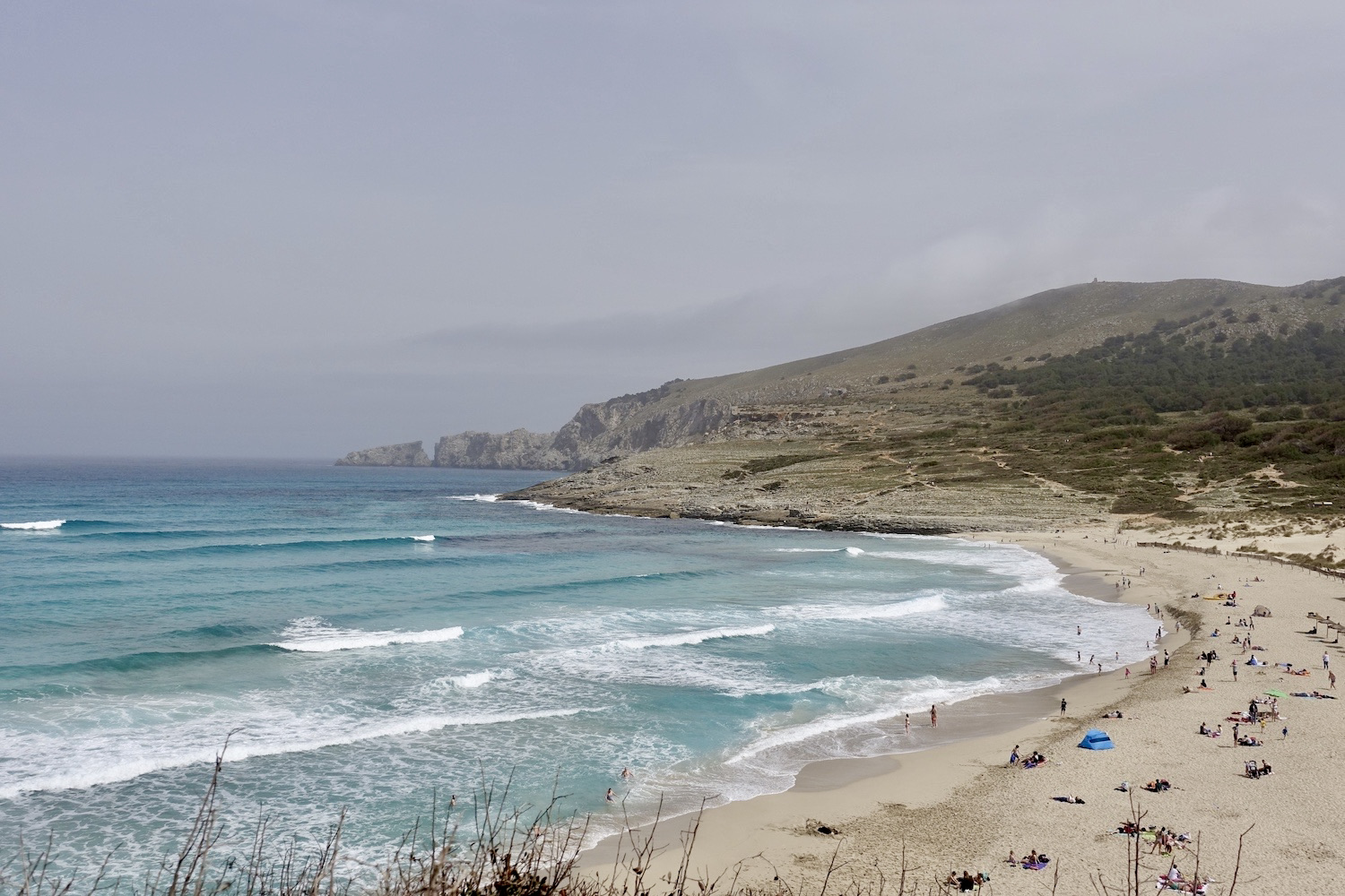 tourism Mallorca/Spain: sun, sand & sea, here Cala Mesquida