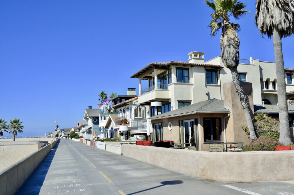 The Strand near Hermosa Beach California USA