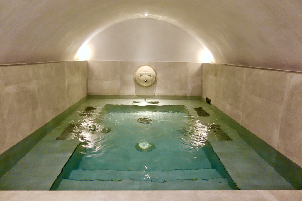 Roman bath at Hotel Cour des Vosges Paris