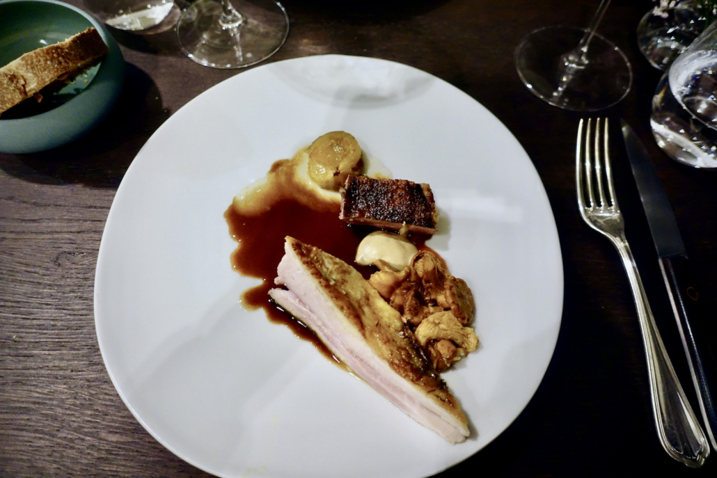 Michelin starred Restaurant Automne Paris: partridge "au sang"